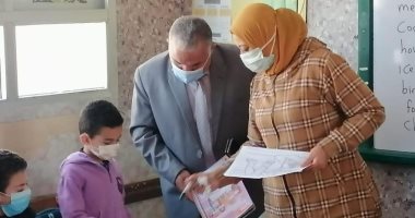 وكيل تعليم دمياط يتفقد مدرسة اللغات الرسمية الجديدة