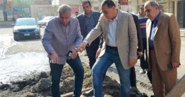محافظ الشرقية يتفقد رصف ورفع كفاءة شوارع الزقازيق بـ 16 مليونا و500 ألف جنيه