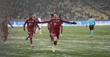 بايرن ميونخ يتفوق على دينامو كييف بثنائية في الشوط الأول بدوري أبطال أوروبا