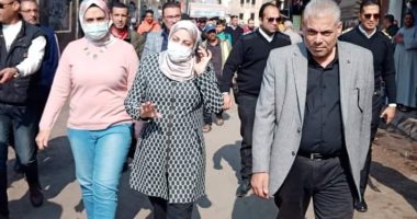 نائب محافظ القاهرة تتفقد مستوى النظافة بشوارع حلوان