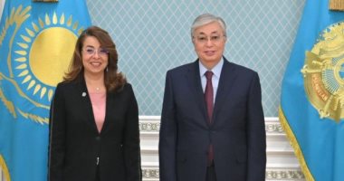 غادة والى تلتقى الرئيس الكازاخستانى: شراكتنا ضرورية لدعم الأمن