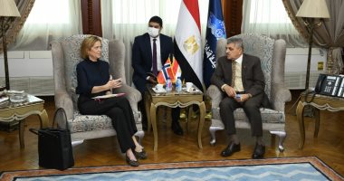 الفريق أسامة ربيع يبحث مع سفيرة النرويج سبل التعاون المشترك .. صور