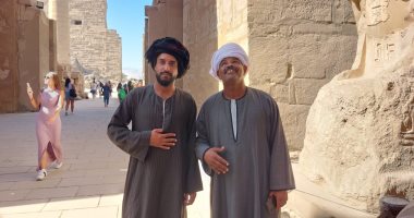 بالعربى والإنجليزى.. كبير عمال الكرنك يتحدث لـ"اليوم السابع" قبل حفل طريق الكباش