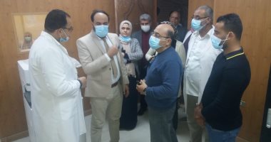 وكيل وزارة الصحة بالإسماعيلية يتفقد أعمال تطوير مستشفى القنطرة غرب المركزى