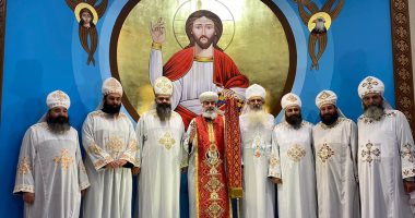 الكنيسة الأرثوذكسية تفتتح كاتدرائية مار مينا والبابا كيرلس بالعاشر من رمضان