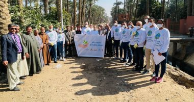 زراعة 2000 شجرة مثمرة بالترع المبطنة بالجيزة لمواجهة المناخ