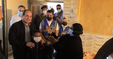 منسق حياة كريمة بأسوان: وجود الرئيس بين المواطنين المتضررين رسالة طمأنة وفرحة