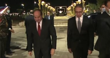 الرئيس السيسى يصل مقر احتفالية إحياء طريق الكباش الفرعونى فى الأقصر
