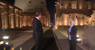 عضوة بفريق عمل طريق الكباش للرئيس السيسى: محافظة الأقصر عروسة متوجة بفضلك