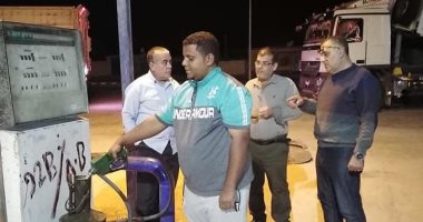 حملات رقابية على محطات الوقود بمدينة الحسنة فى شمال سيناء