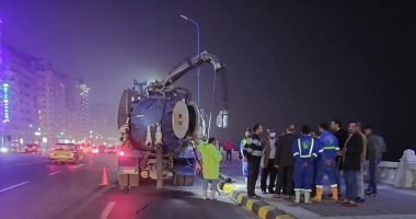 "الصرف الصحى" بالإسكندرية: تطهير الشنايش لاستيعاب النوة المقبلة