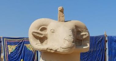 صورة اليوم.. الكباش العظيمة جاهزة لحفل أسطورى يبهر العالم بالأقصر الليلة