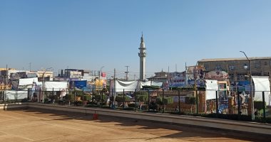 إقبال على انتخابات نادى بنى سويف الرياضى.. لايف