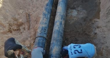 شركة المياه تنتهى من إصلاح خطوط مياه معطلة بجنوب وشمال سيناء