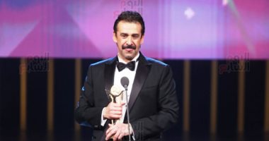 اعرف بوسى شلبى قالت إيه بعد تكريم كريم عبد العزيز فى مهرجان القاهرة السينمائى