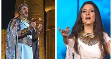 الأب والابنة.. عز الأسطول وشهد اثنين من أبطال حفل طريق الكباش