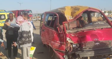 مصرع أب وابنته فى حادث تصادم دراجة بخارية مع سيارة نقل فى الشرقية