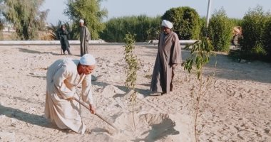 زراعة 6800 شتلة رمان وكونوكاربس ضمن حملة "البيئة لأجل حياة كريمة" بقنا 