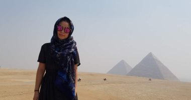 اليوتيوبر الصينية آسيا: أتمنى زيارة مصر مرة أخرى لأرى روعة طريق الكباش