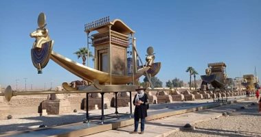 الأقصر تظهر فى أبهى صورها صباحا بعد الحفل الأسطورى لطريق الكباش