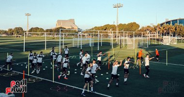 منتخب مصر يخوض مرانه الأول فى قطر استعدادا لكأس العرب 