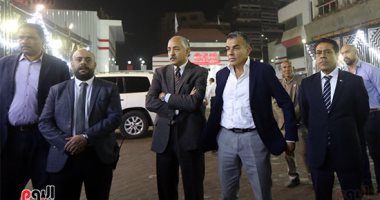 وفد الأهلي ونجوم الرياضة المصرية فى عزاء المستشار جلال إبراهيم بالزمالك