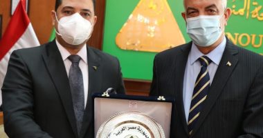 تفاصيل لقاء رئيس جامعة المنوفية برئيس هيئة تعليم الكبار