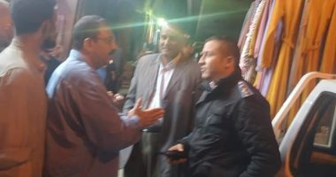 رفع وإزالة 87 حالة إشغال طريق وغلق 3 محلات ببنى سويف