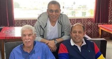 أحمد سليمان يظهر مع المعلم وحمادة صدقى.. ويعلق: يوم جميل وذكريات جميلة