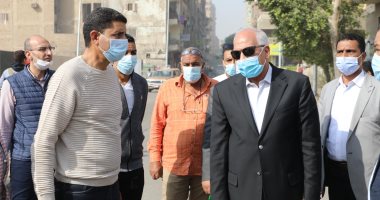 محافظ الجيزة يتفقد مراحل أعمال التطوير بشوارع زغلول والتحرير ومراد