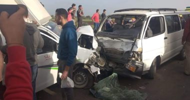 مصرع 2 وإصابة 23 آخرين فى حوادث متفرقة بالدقهلية.. صور