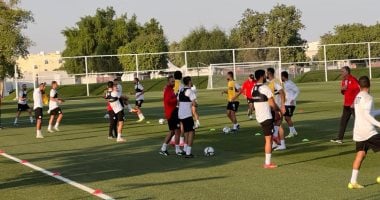 منتخب مصر يختتم استعداداته لمواجهة لبنان غدًا فى بطولة كأس العرب.. صور