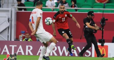 أفشة يفك النحس ويتقدم لمنتخب مصر أمام لبنان بعد مرور 75 دقيقة