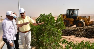 محافظ أسوان يتابع مشروع إعادة الوجه الحضارى للمحافظة.. صور