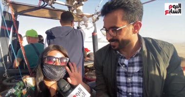 "تليفزيون اليوم السابع" فى تجربة حية للبالون الطائر لمشاهدة سحر الأقصر.. فيديو وصور