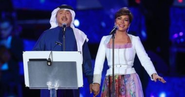 أصالة تتألق فى حفل "ليلة أسير الشوق" بالرياض مع محمد عبده .. صور