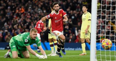 الدورى الإنجليزي.. مانشستر يونايتد يتعادل مع أرسنال 1 - 1 فى شوط أول مثير