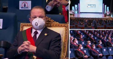 مراسم حفل تأدية معاونى النيابة العامة اليمين القانونية أمام وزير العدل.. فيديو