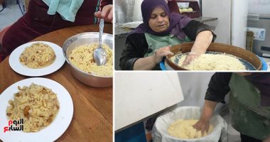 "الكسكسى" سلطانة الأكلات الشعبية.. "الكسكسى البط" أكلة الأعيان والصنف الحلو بالمناسبات السعيدة.. وأغنية "ياما أعمليلنا كسكسى.. خلى المعالق يرقصوا" أشهر مورث شعبى عنها.. واعرف أشهر طباخة أكلات شعبية عملتها إزاى
