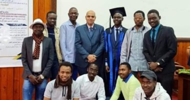 جامعة الإسكندرية تناقش رسالة ماجستير لأول طالب من خريجى كلية الزراعة بفرعها بتشاد