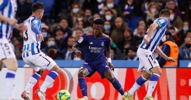 شوط أول سلبي بين سوسيداد وريال مدريد في الدوري الإسباني