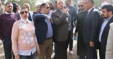 حياة كريمة.. محافظ بنى سويف يتفقد مشروع إنشاء وحدة إسعاف ناصر