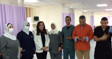 مستشفى بنى سويف التخصصي تجرى أول حالة قسطرة علاجية لإصلاح عيب بالقلب لطفلة