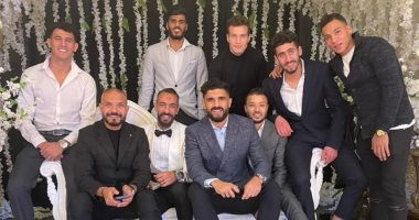 محمد طلعت لاعب المقاولون يحتفل بزفافه قبل مواجهة الزمالك