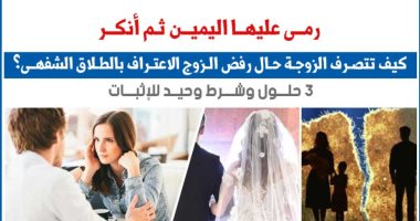 "رمى اليمين ثم أنكر".. ما هو حل إنكار الزوج الطلاق الشفهى.. نقلا عن "برلمانى"