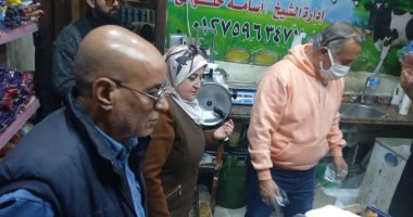 غلق 39 محل و ضبط 1021 حالة إشغال وتحرير 1040 محضر متنوع بالإسكندرية
