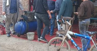 تحرير 21 محضر اشغال طريق فى حملة مكبرة بالمنيا