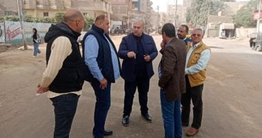 محافظة الجيزة تبدأ تطوير شارع النيل السعيد بمدينة البدرشين