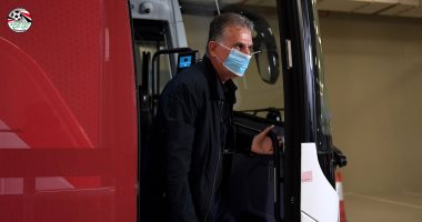 وصول منتخب مصر ملعب مواجهة الجزائر فى كأس العرب.. صور