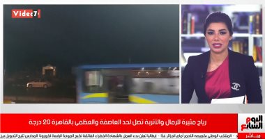 الأرصاد: رياح مثيرة للأتربة تصل لحد العاصفة تضرب البلاد (فيديو)